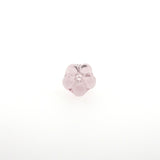 7MM Lilac Flower Glass Rondel (72 pieces)