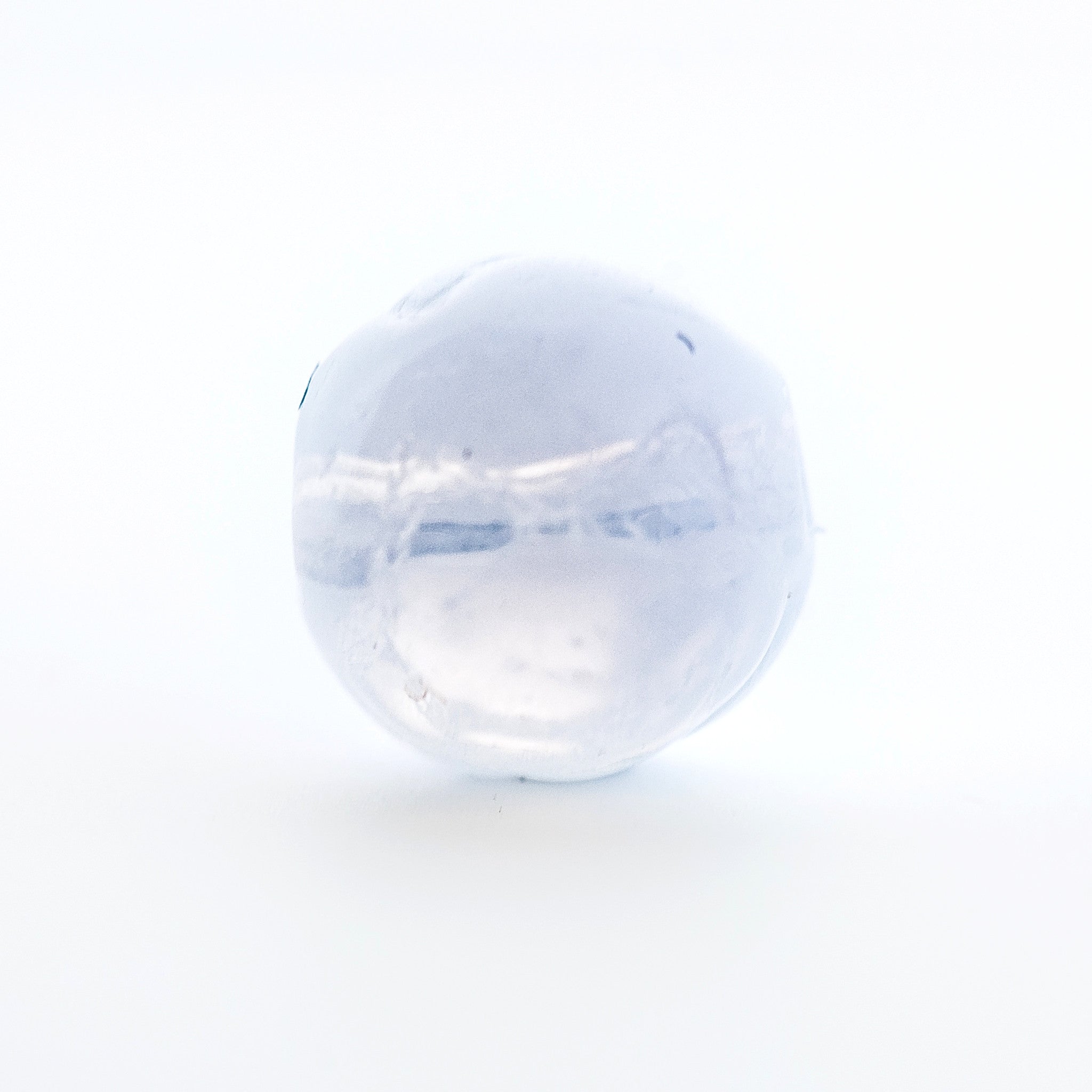 8MM White Opal Glass Rosebud Bead (100 pieces)