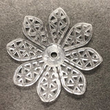 30MM Crystal Filigree Plastic Disc (36 pieces)