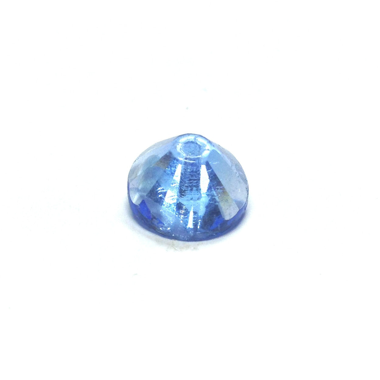 10MM Sapphire Blue Faceted Pyramid Bead (72 pieces)