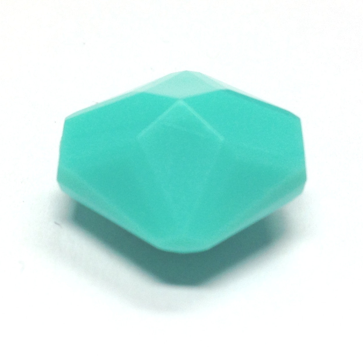 Turquoise Faceted Diamond Bead (24 pieces)