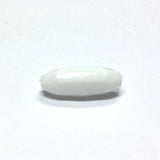 13X5MM White Faceted Oval Bead (144 pieces)