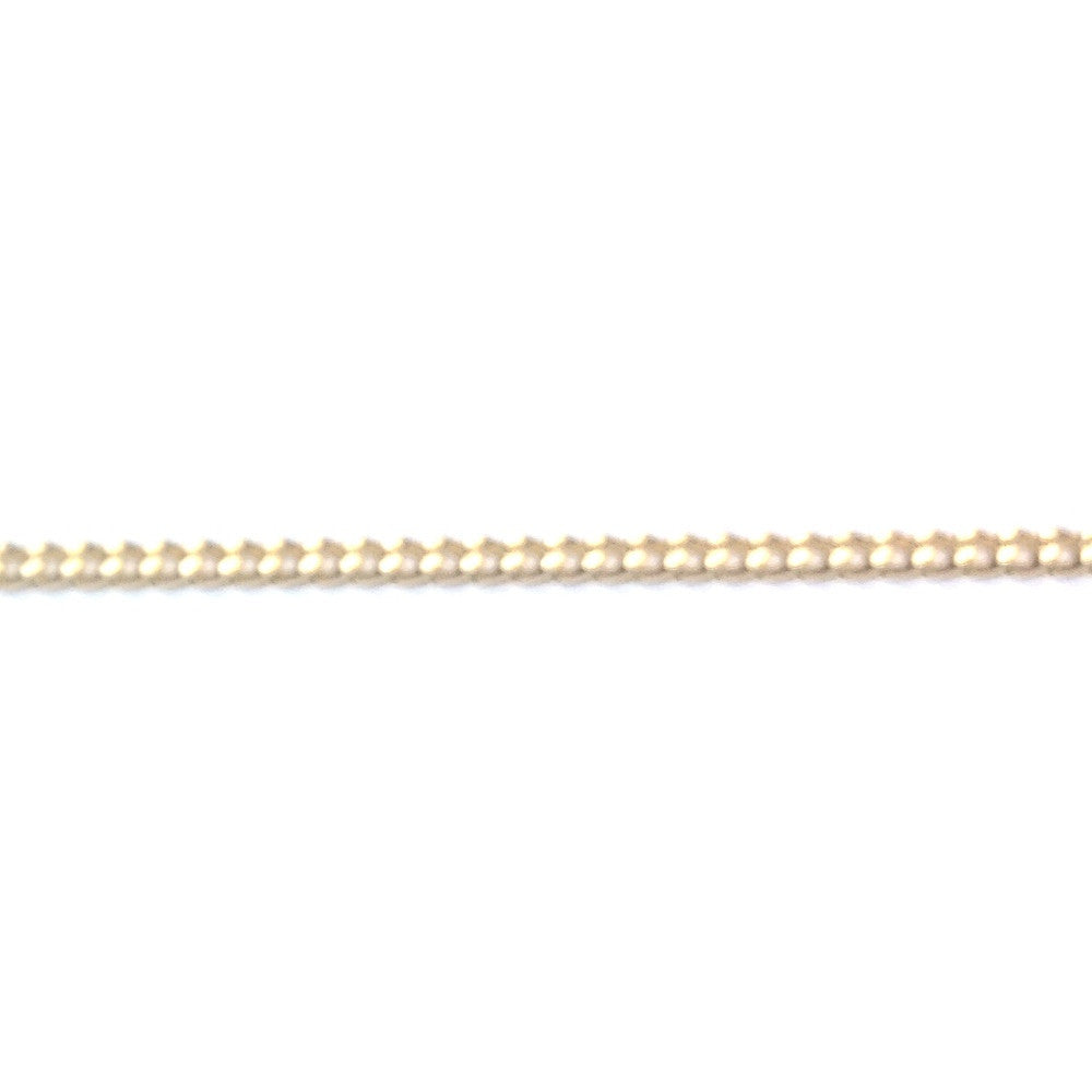 Gold Tone Plated Chain Brass Curb (1 foot)