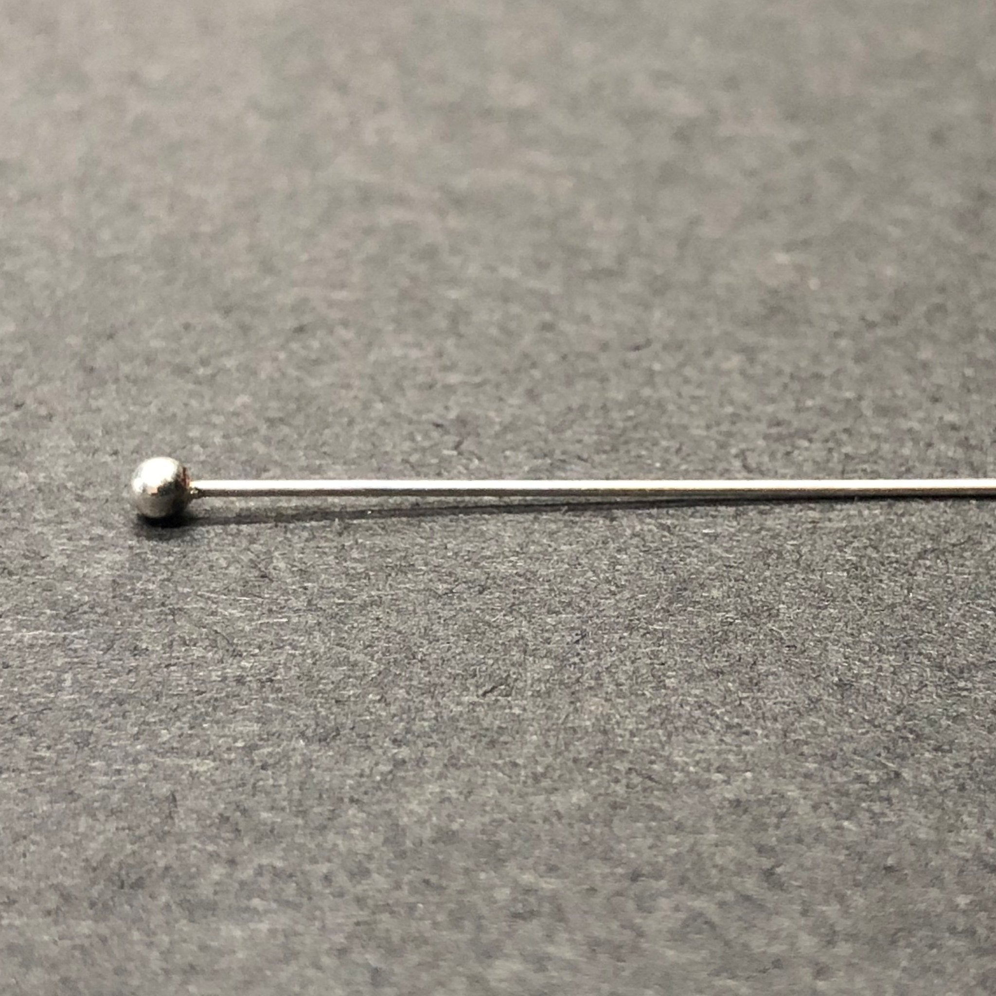 .925 Sterling 2MM Ball-End Headpin 1"(6Pc/Pk)