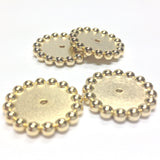 20MM Hamilton Gold Rondel (36 pieces)