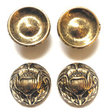 20MM Antique Ham.Gold Tulip Cab (12 pieces)