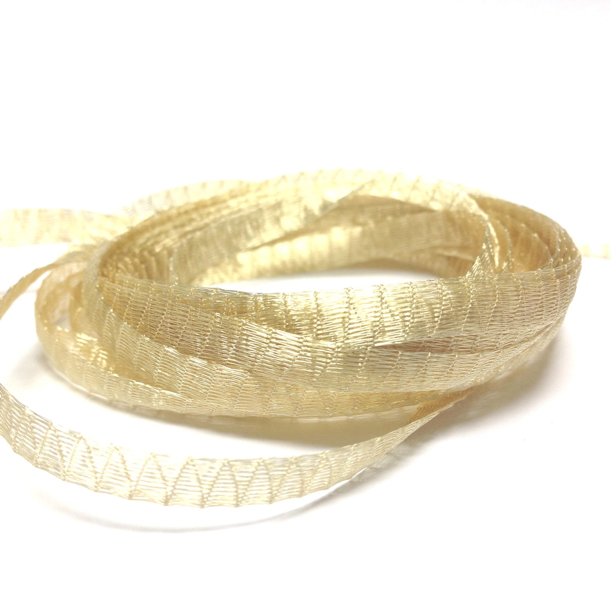6MM Brass Mesh Light Gold ~ 5 Meters