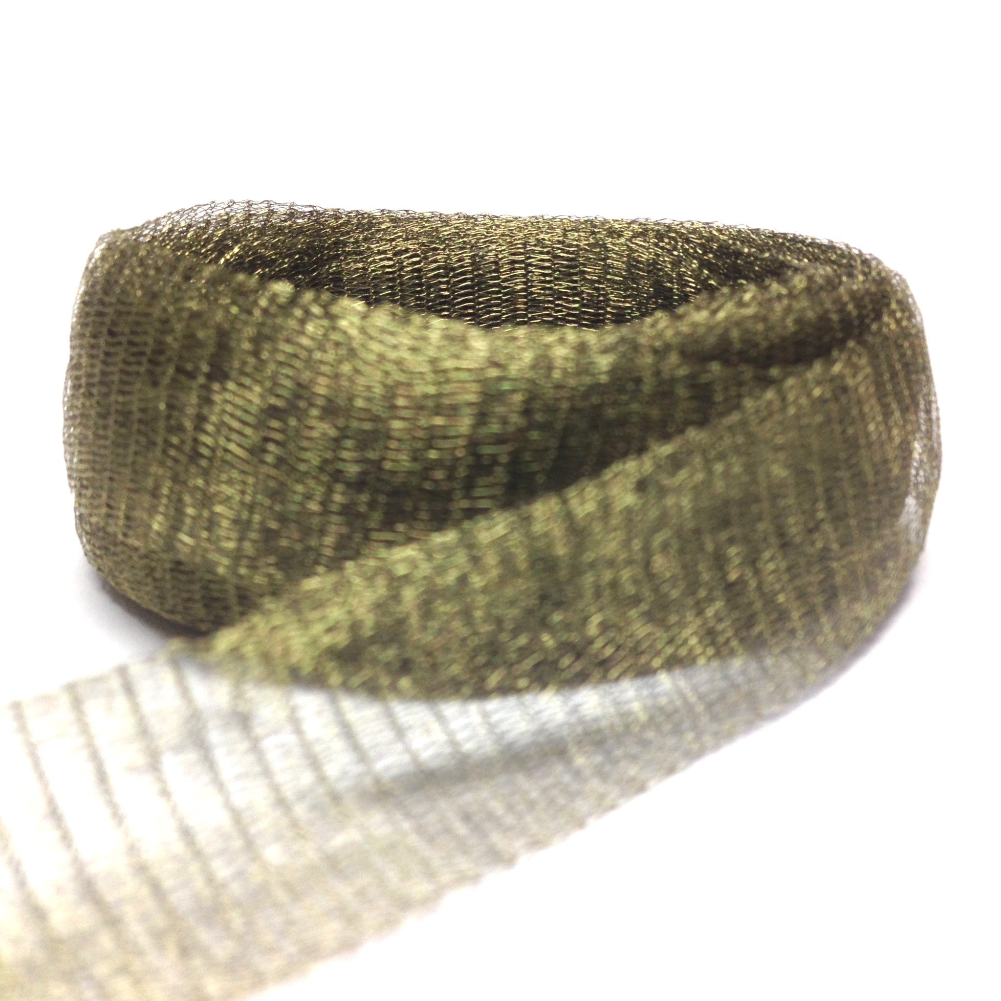 20MM Brass Mesh Olive Green ~ 1 Meter