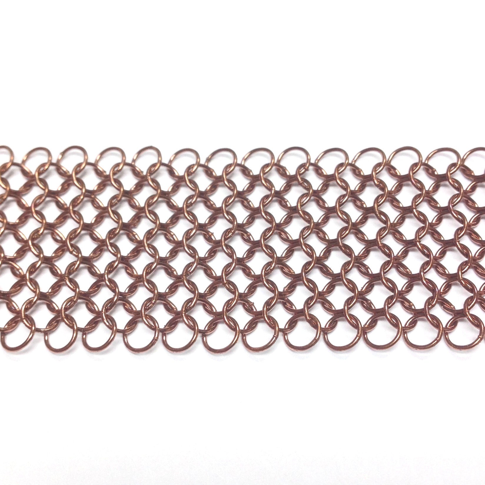 Jump Ring Chain Satin Copper (1 foot)