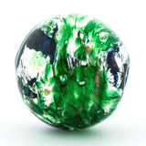 10MM Emerald Green Foiled Bead (6 pieces)