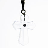 20X14MM Crystal Cross Pendant (12 pieces)