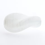 14X10MM White Quartz Glass Oval Bead (36 pieces)