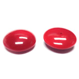 18MM Red Glass Cab (17 pieces)