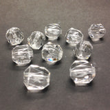 14MM Crystal Faceted Bead (72 pieces)