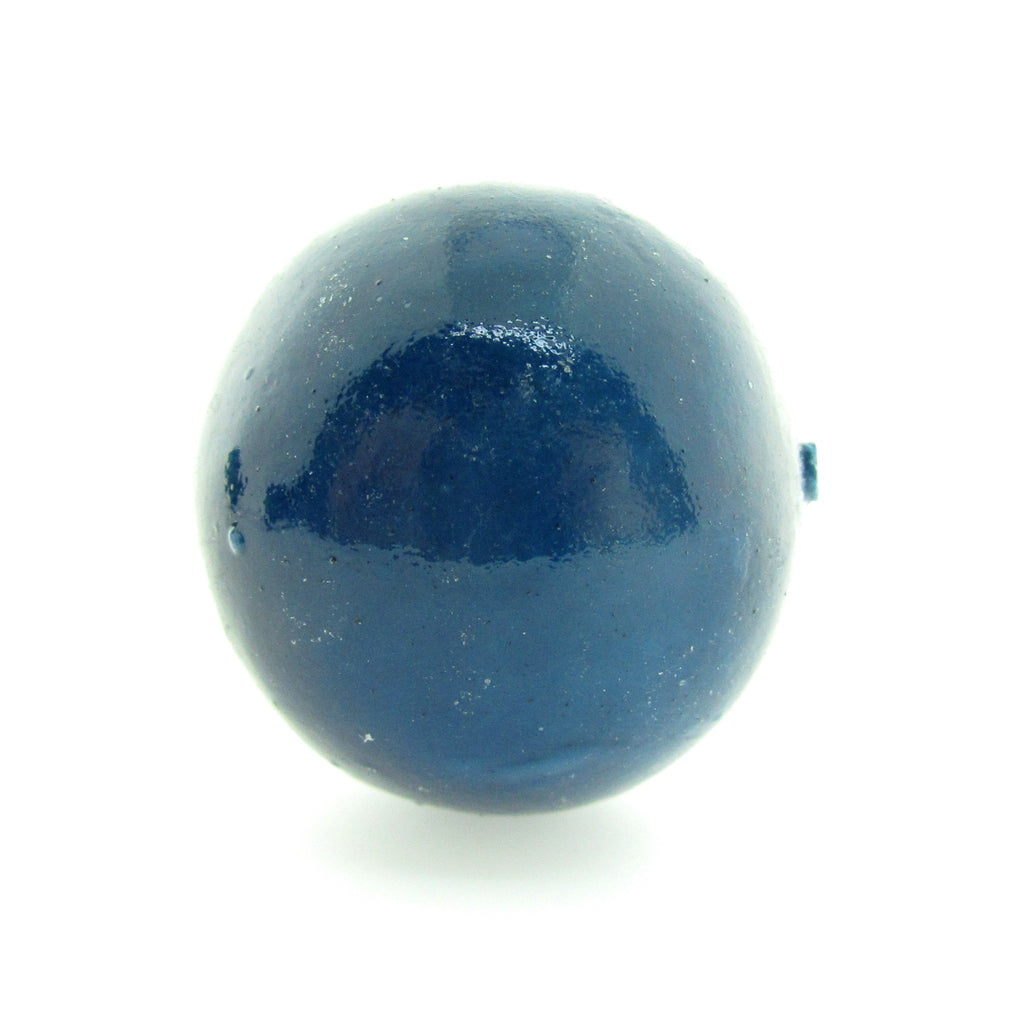 15MM Navy Paper Mache Bead (12 pieces)