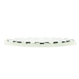 Black/White Checkerboard Oval Drop (2 pieces)