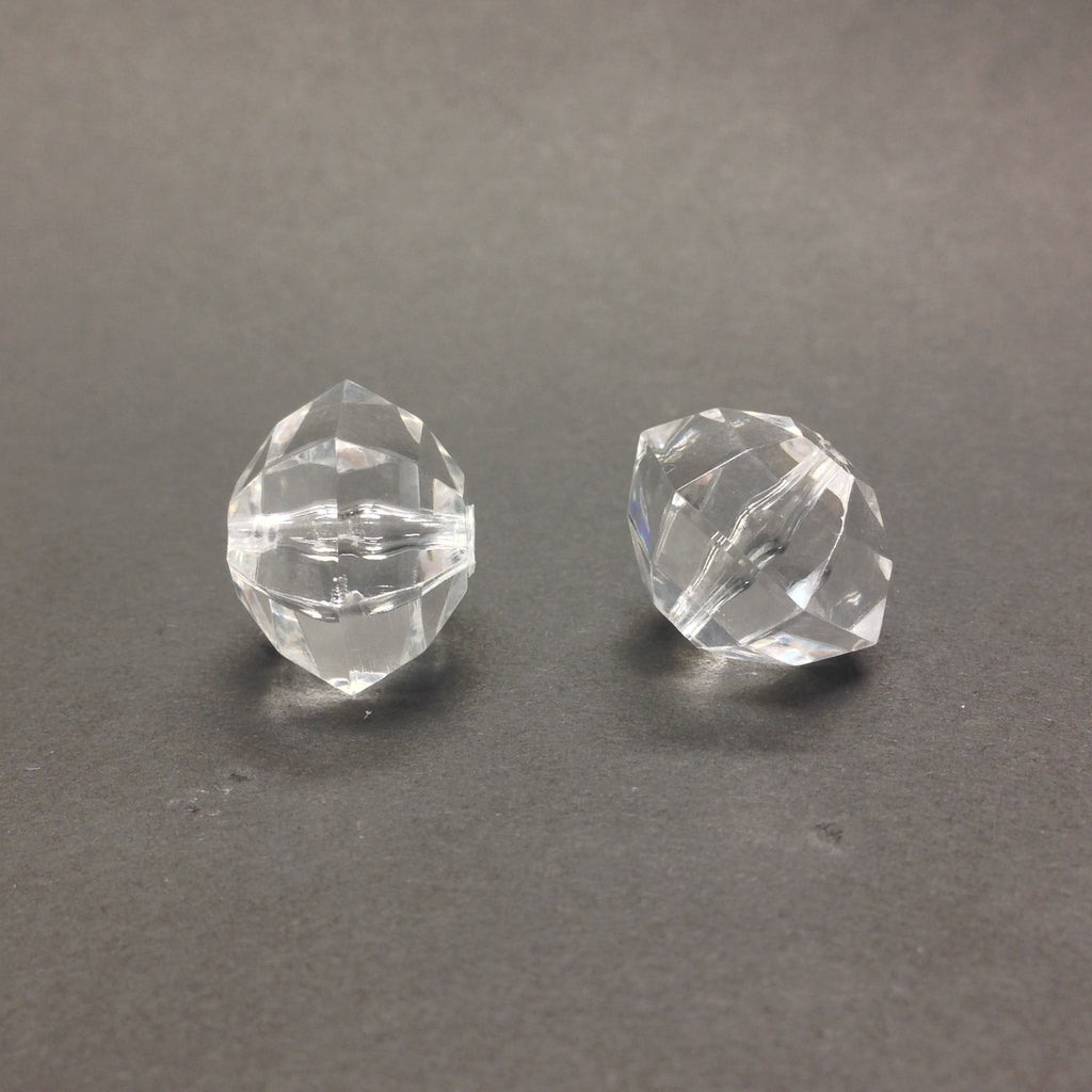 18X13MM Crystal Faceted Rondel Bead (72 pieces)