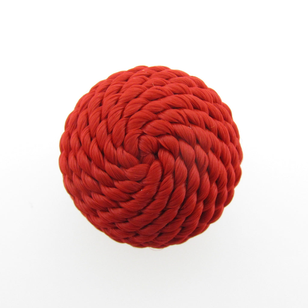 22MM Red Corded Cabechon (2 pieces)