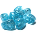 16MM Aqua Baroque Glass Bead (12 pieces)