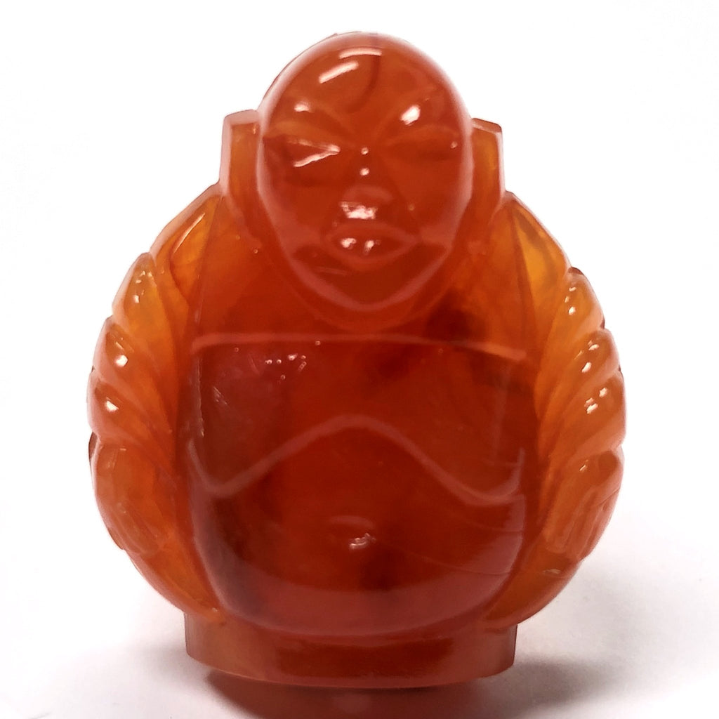 29MM Rust "Stone" Buddha Acrylic Bead (12 pieces)