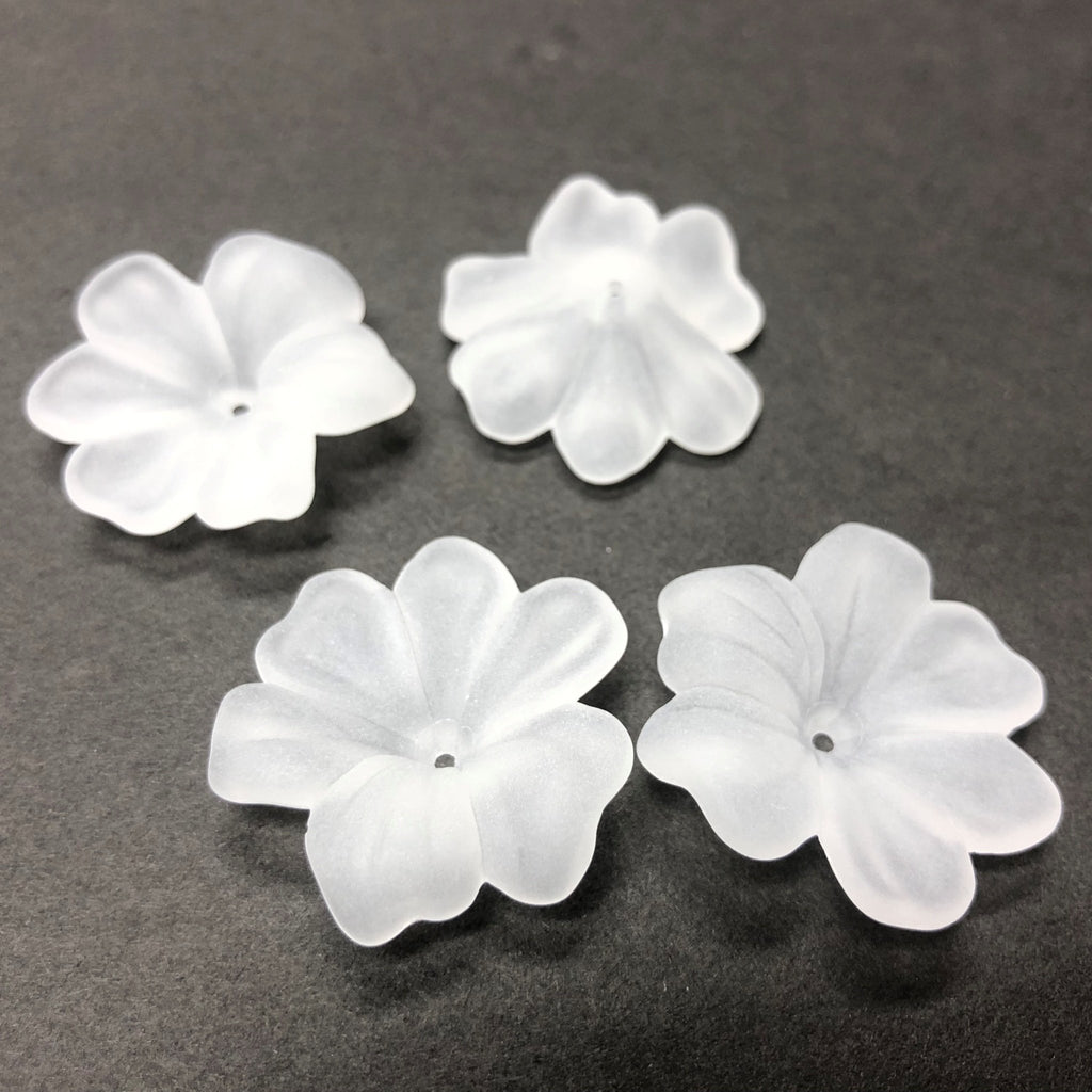 14MM Crystal Mat Acrylic Flower (72 pieces)