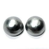 20MM Silver Paper Mache Cab (12 pieces)