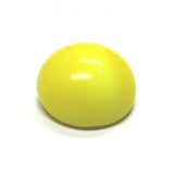 18MM Yellow Glass Cab (12 pieces)