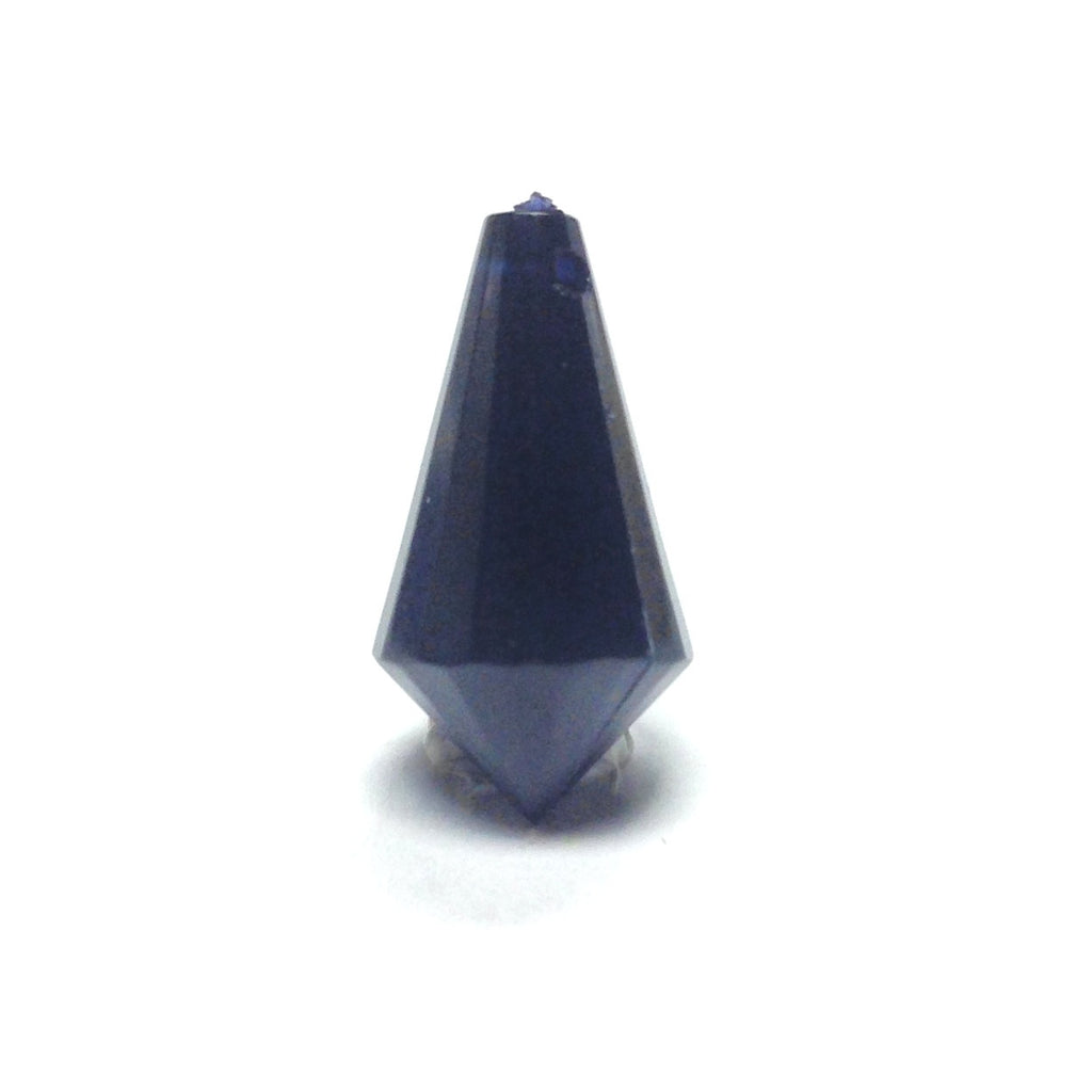 12X7MM Black Faceted Drop (300 pieces)