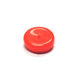 10MM Opaque Orange Glass Rondel Bead (144 pieces)