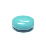 8MM Green Turq Glass Flat Oval (300 pieces)