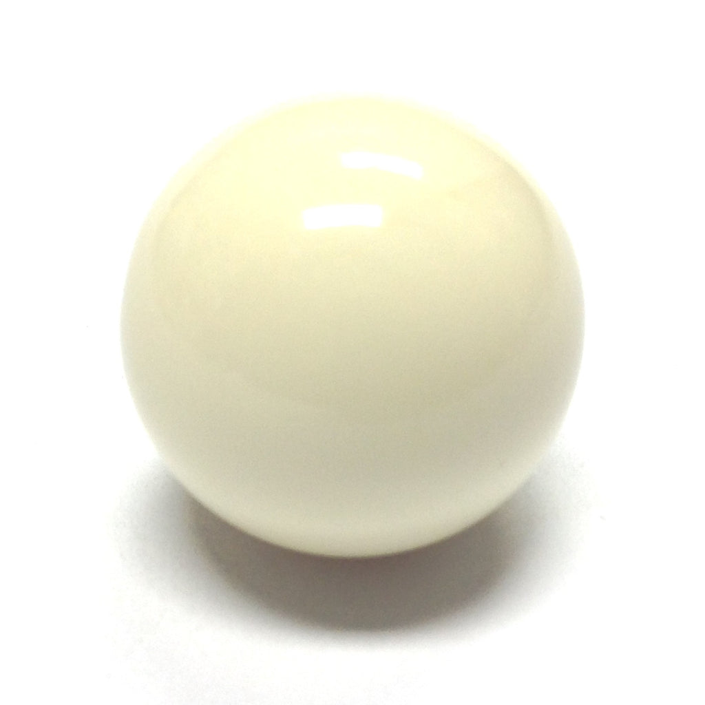 18MM Ivory Acrylic Round Bead (36 pieces)