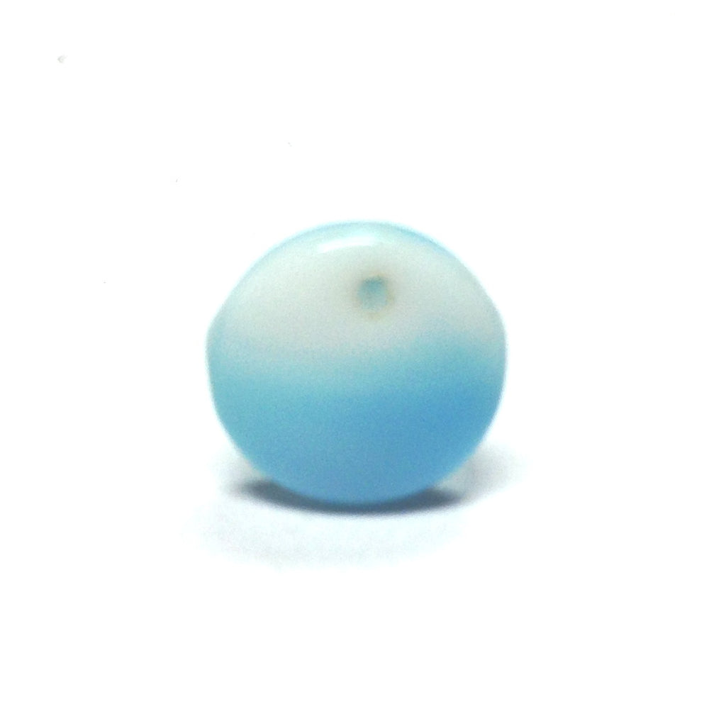 10MM Aqua Glass Disc Drop (72 pieces)