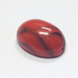 18X13MM Coral Matrix Oval Flatback Bead (36 pieces)