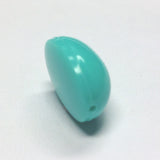 18X13MM Turq. Oval Flatback Bead (36 pieces)