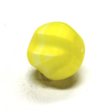 15MM Yellow Glass Nugget Bead (36 pieces)