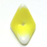 Yellow Glass Interlock Bead (36 pieces)