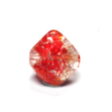 10MM Ruby Red Crackle Glass Bead (72 pieces)