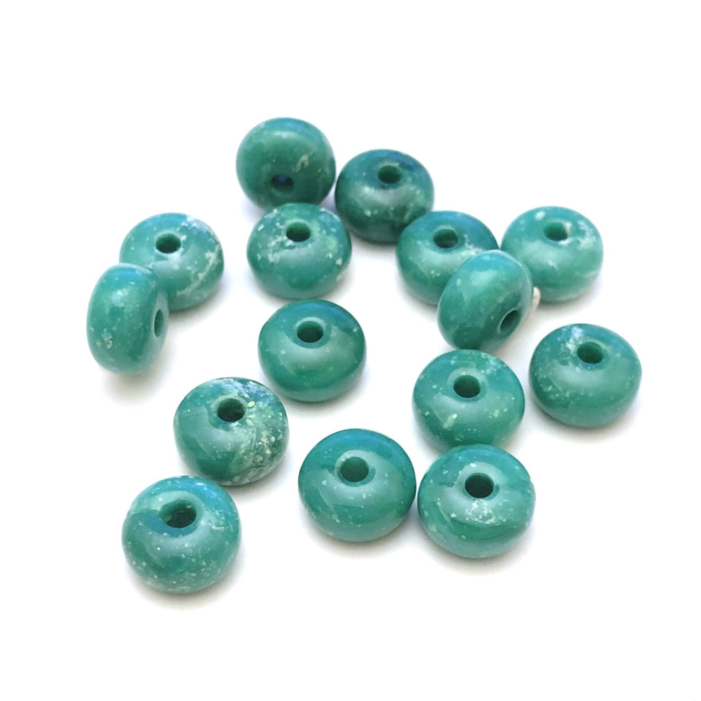 8MM Jade "Granite" Rondelle (288 pieces)