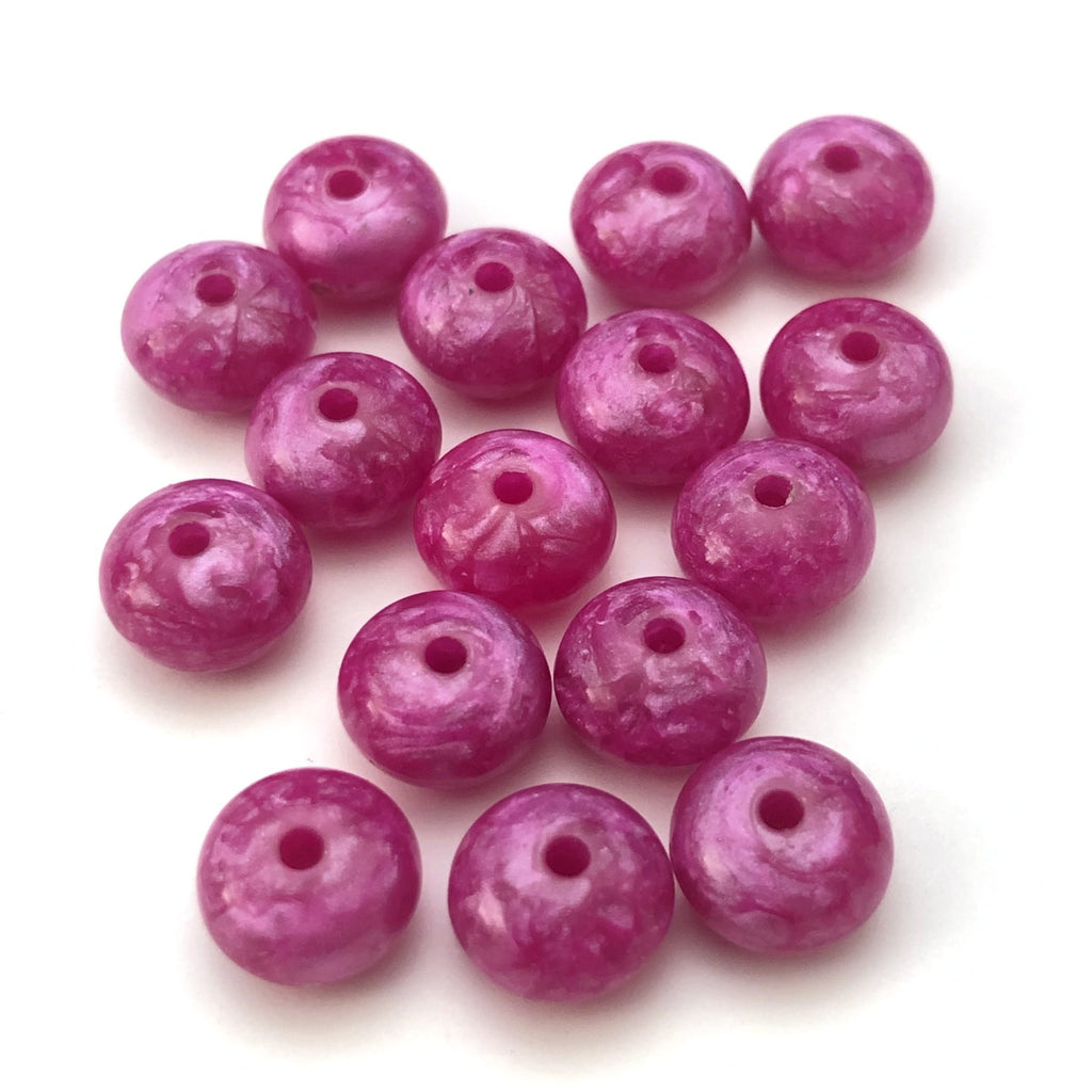 8MM Fuchsia "Zenith" Rondelle (288 pieces)