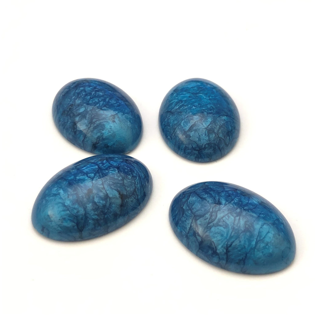 25X18MM Blue "Zenith" Cab (36 pieces)