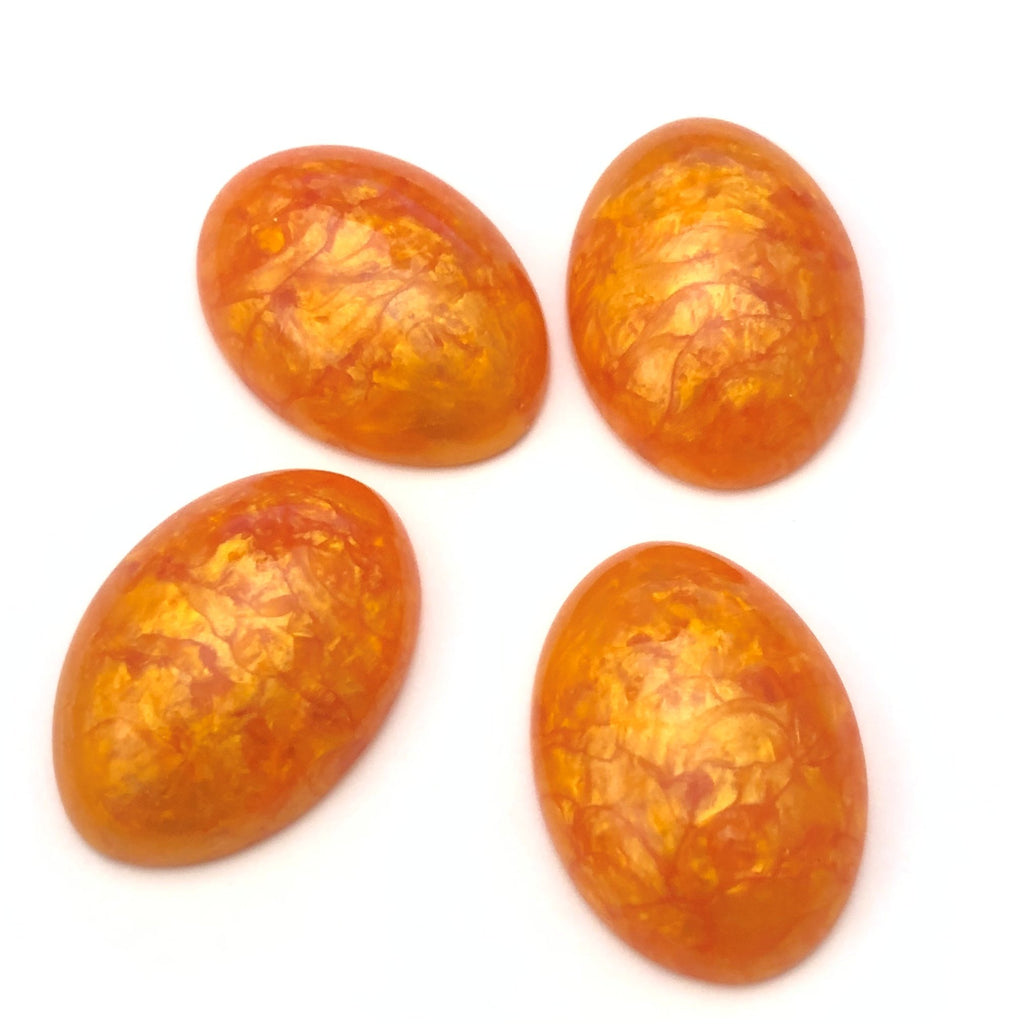 18X13MM Orange "Zenith" Cab (36 pieces)