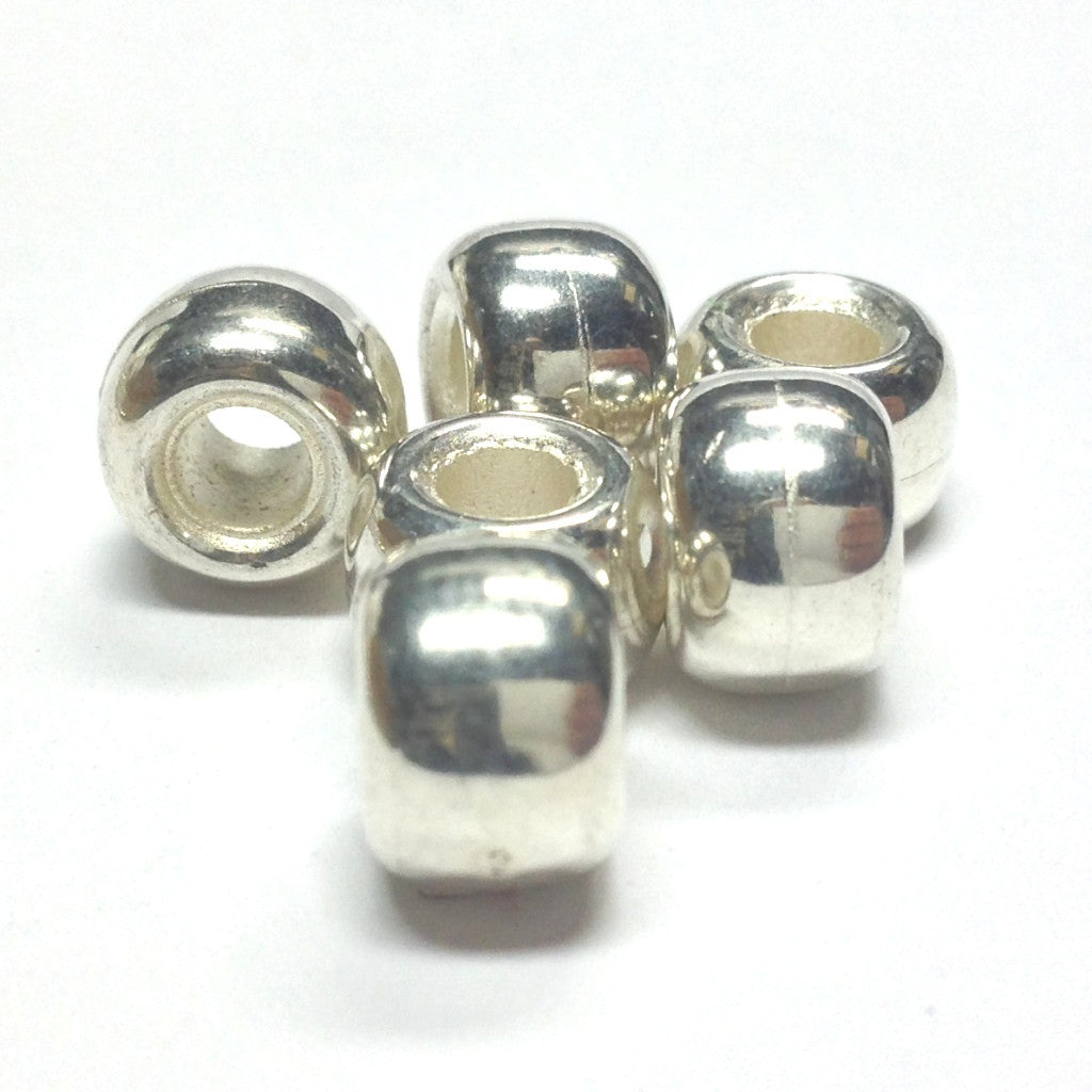 Silver Pony Bead (144 pieces)