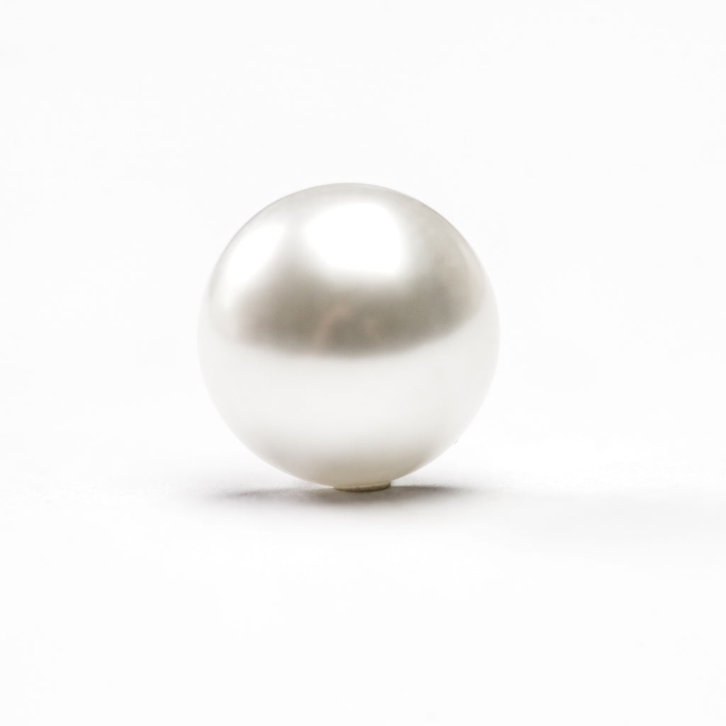 10MM White Pearl No Hole Ball (288 pieces)