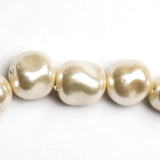 12MM Fancy Cultura Glass Pearl Bead (12 pieces)