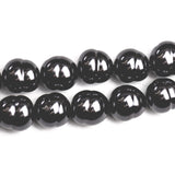 6MM Baroque Black Glass Pearl Bead 30" (1 piece)