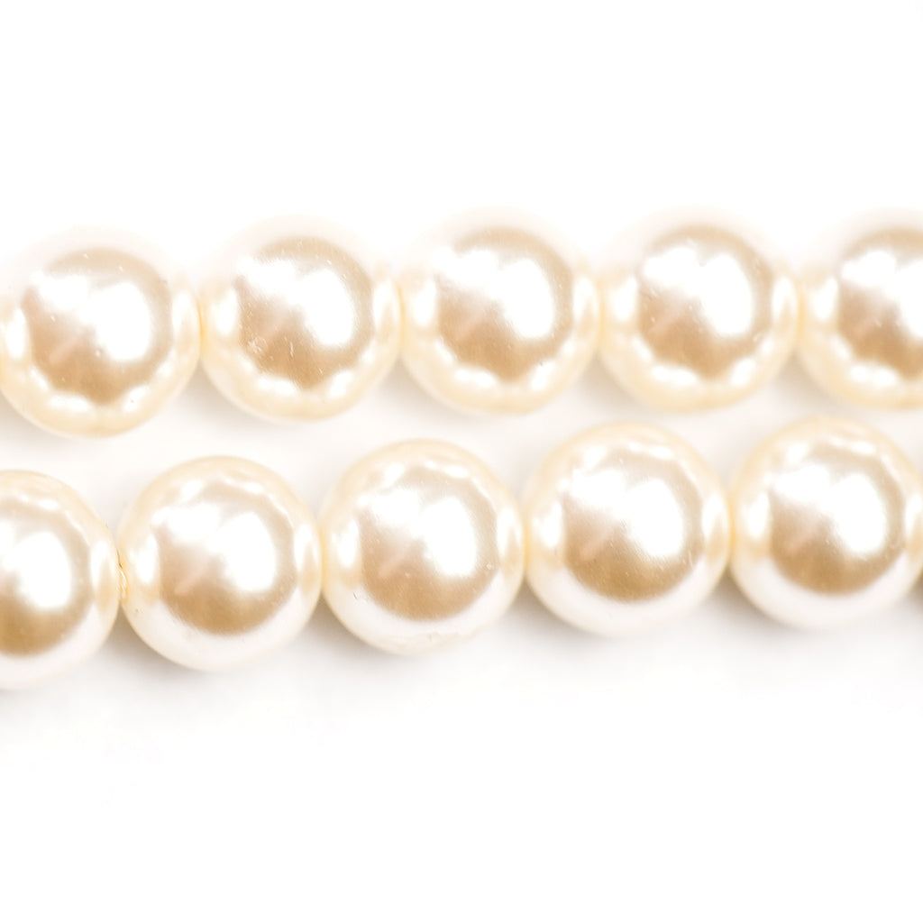 14MM Cultura Glass Pearl Bead 16" (1 piece)