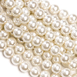 4MM Light Kiska Glass Pearls 16" (1 dozen strands)