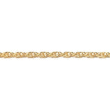 Gold Tone Plated Chain Brass Rope (1 foot)