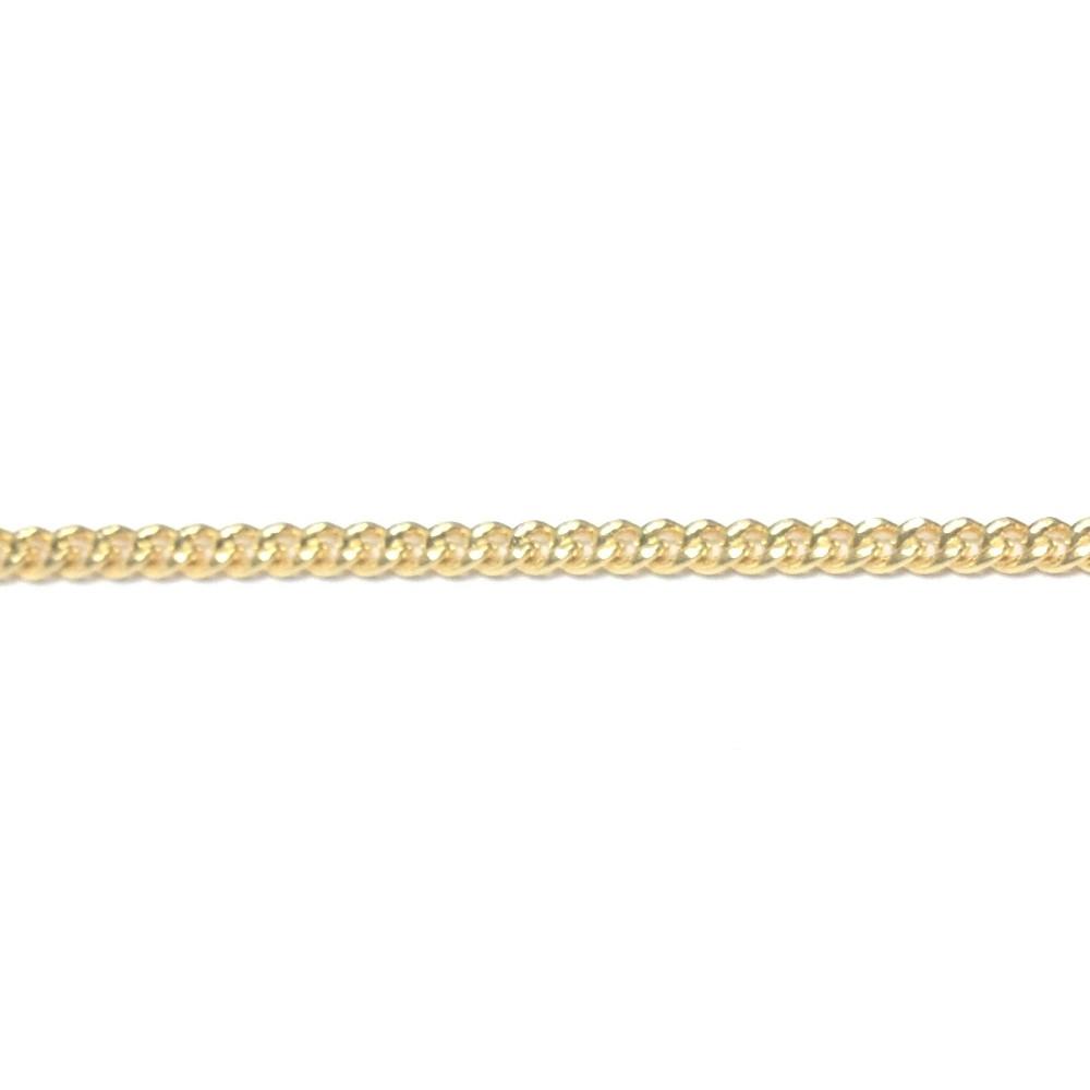 Gold Plated Chain Brass Curb (1 foot)