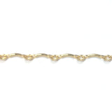 Gold Tone Plated Chain Steel Bar (1 foot)